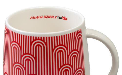HUBIX Ceramic Mug red 2