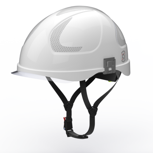 Electrically insulating helmet with face shield (movable), white 7