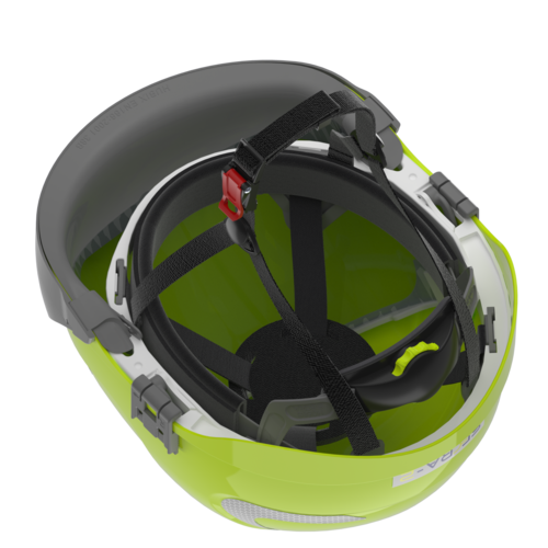 Electrically insulating helmet with face shield (movable), Class 2, ATPV 36 cal/cm2, Hi-Vis 4
