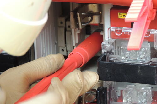 HNL Insulated 1/2" size 17 Socket Wrench Long, up to 1kV AC / 1,5kV DC 2