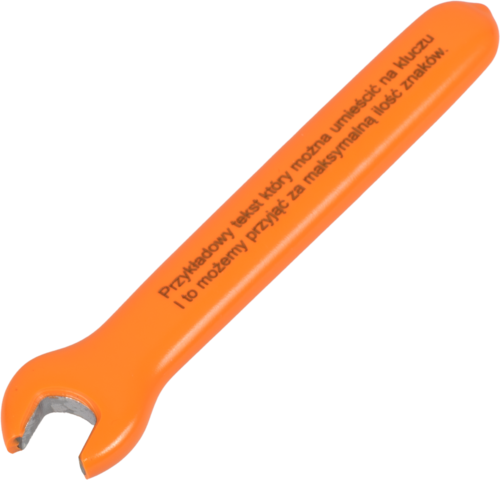 Open-end wrench with engraving No. 13 2