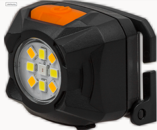 Flashlight with a helmet handle 3