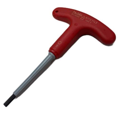 HTI Hybrid Hexagonal T long Wrench No 4, up to 1 kV AC / 1,5 kV DC 3