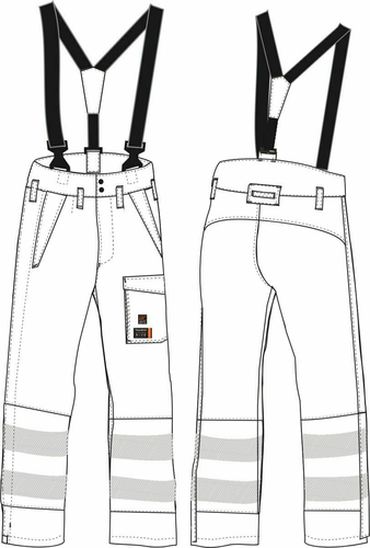 TRANEMO Flame Retardant Softshell Switch Trousers 519495 ELIM: 45 cal/cm2 3