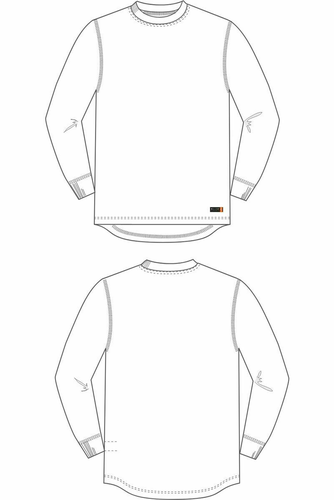 TRANEMO Long Sleeve T-shirt Trudnopalny 594092 ELIM: 5,3 cal/cm2 3