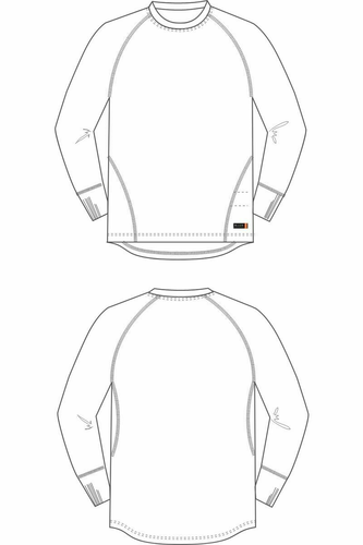 TRANEMO Long Sleeve T-shirt Merino Trudnopalny 631590 ELIM: 5,3 cal/cm2 3