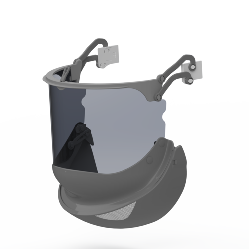 E40HT Face Shield for H114 Helmet 3