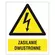 Znak na płycie PVC - ZASILANIE DWUSTRONNE, 148x210 mm