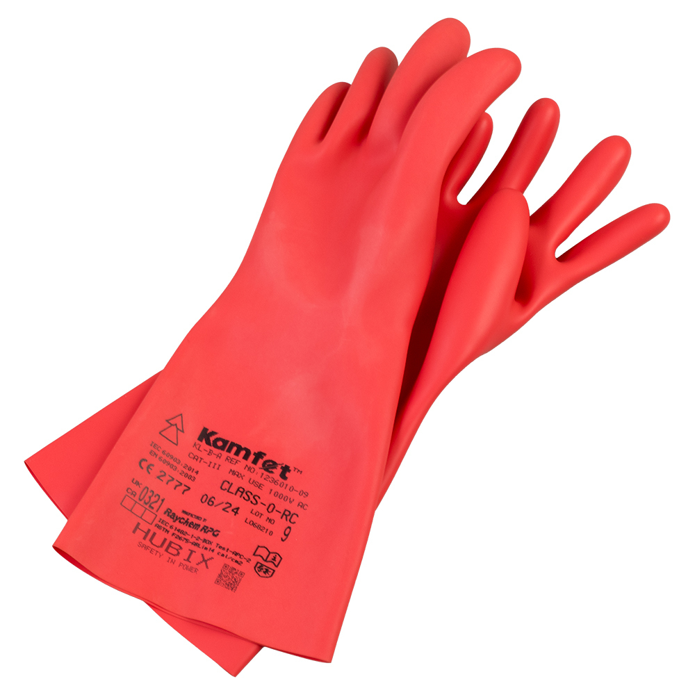 Electrical Insulating KAMFET Gloves, Class 0, AZC 2, size 9 1
