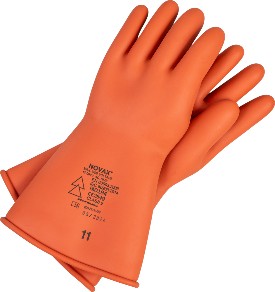 Electrical Insulating Gloves NOVAX Class 2, size 11 1