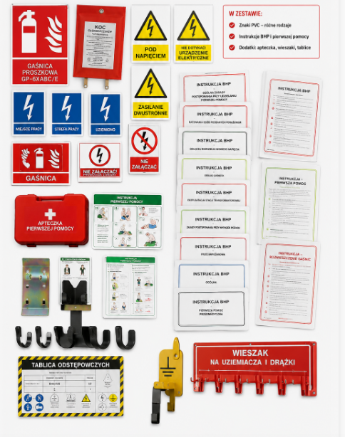 Station equipment set - instructions/signs accessories 1