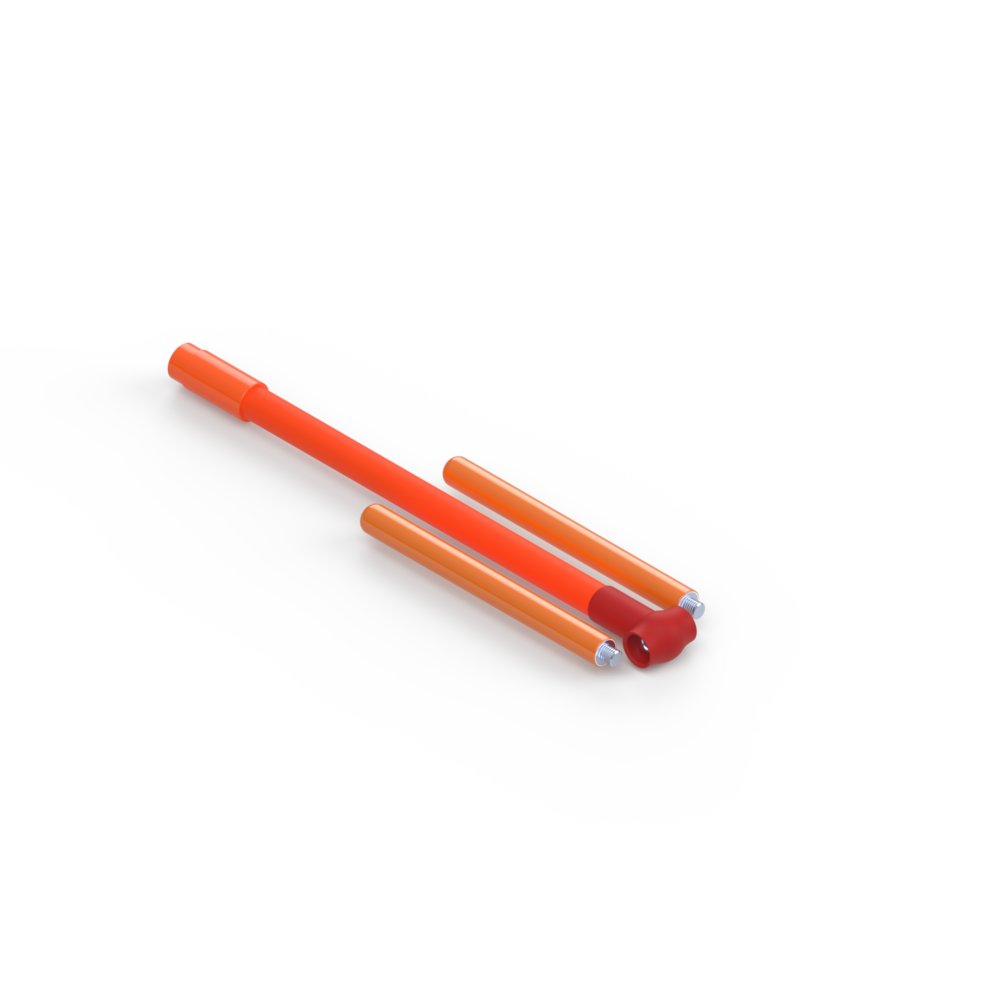 HTD Hybrid T Handle Socket Key For Switchgears, removable handles, L=640mm 1