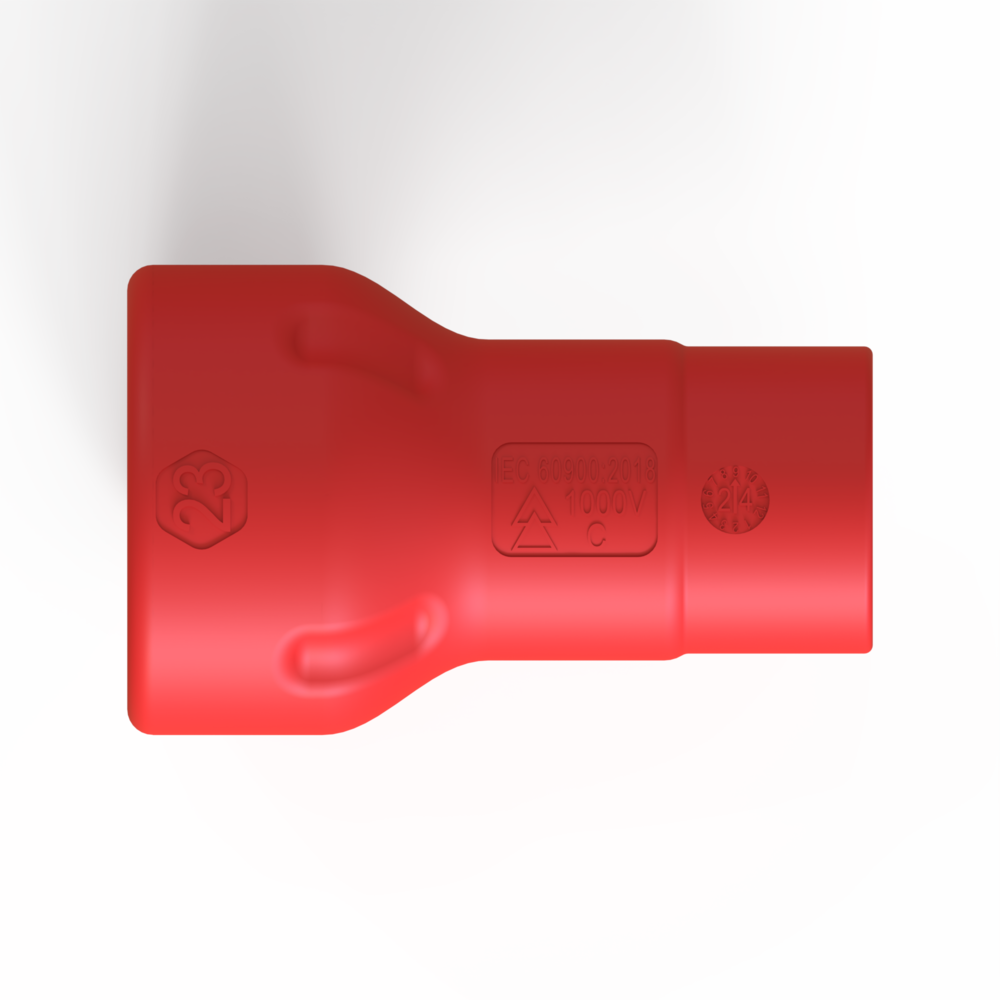 Hybrid short socket 1/2", size 23 1