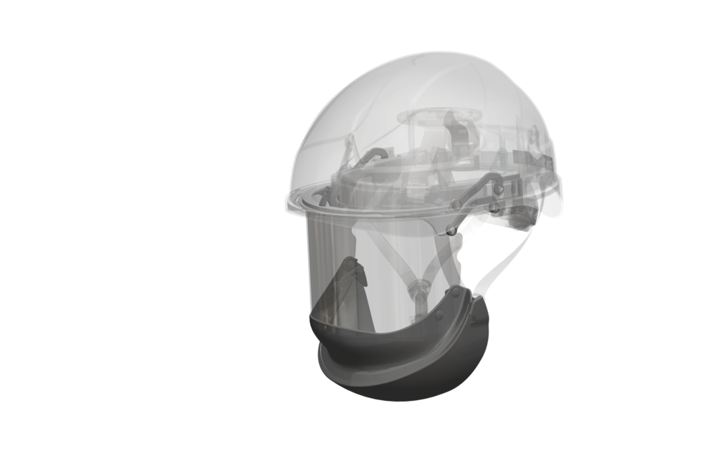 E40HT Face Shield for H114 Helmet 1