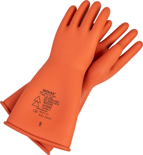 Electrical Insulating Gloves NOVAX Class 2, size 9 1