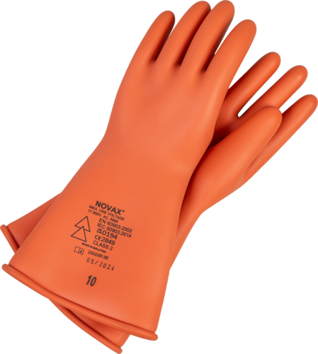 Electrical Insulating Gloves NOVAX Class 2, size 10 1