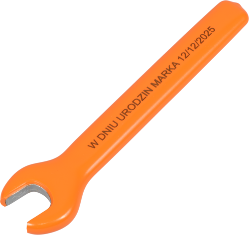 Klucz płaski z grawerem nr 10 1
