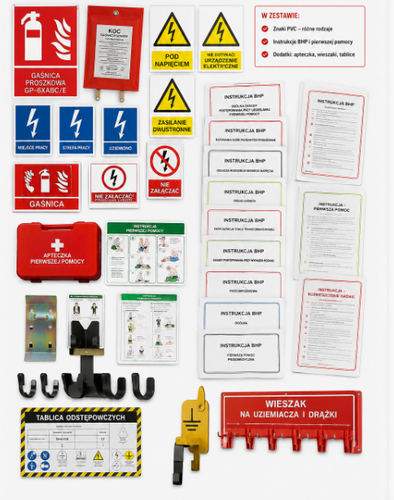 Station equipment set - instructions/signs accessories 1